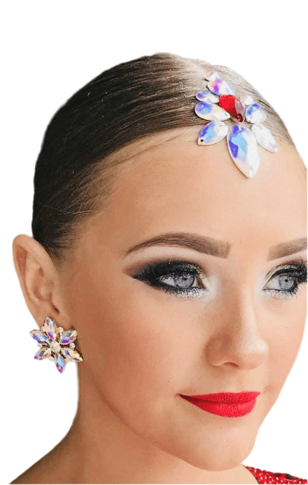 Flower earrings - Rhinestone HQ