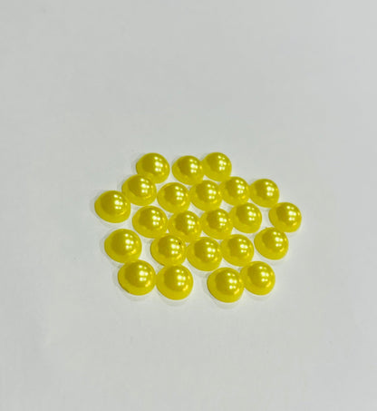 Half Pearls Round Flat back pearl - Rhinestone HQ