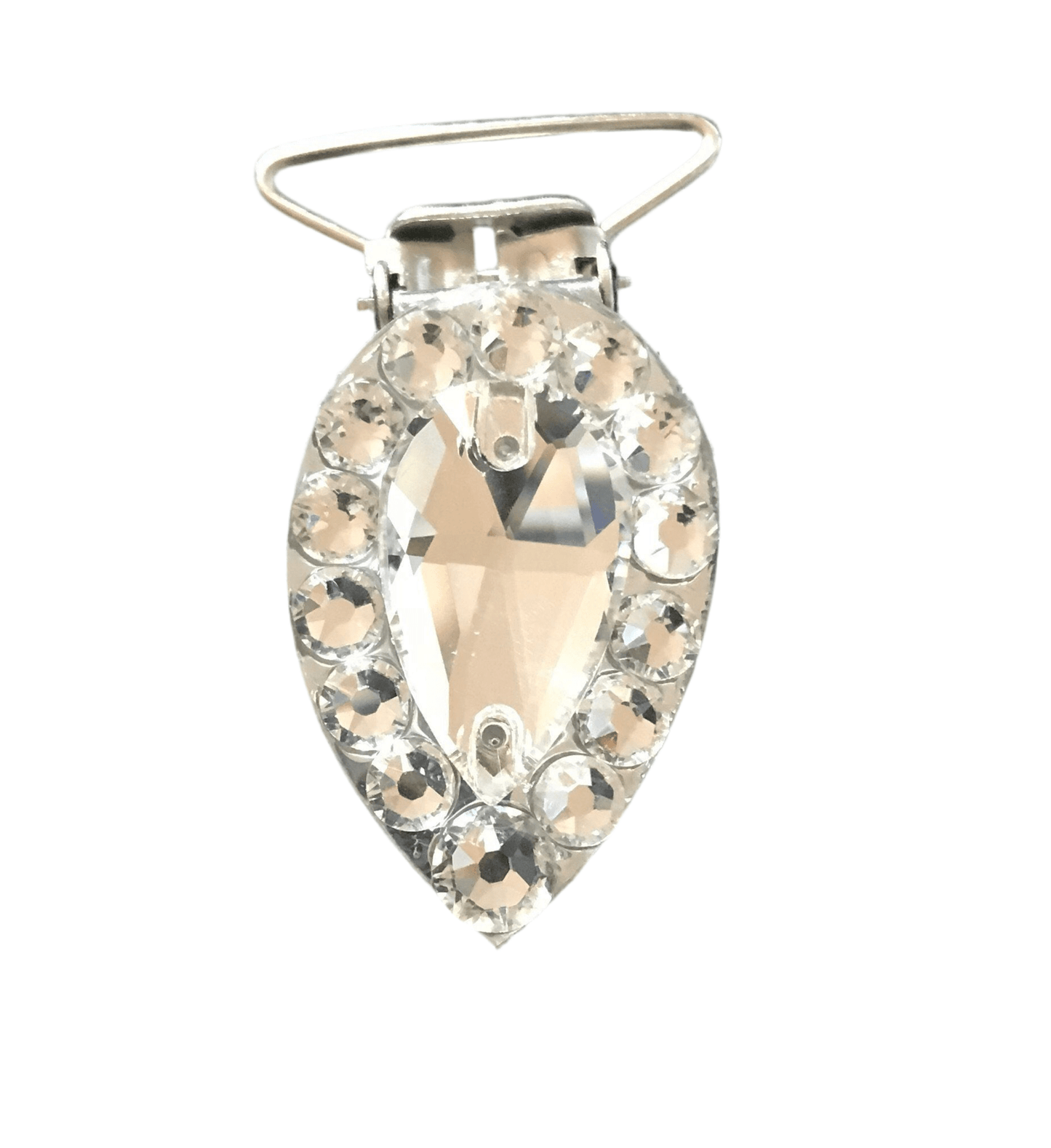Number Clip Irish Dancing Teardrop-Pear - Rhinestone HQ