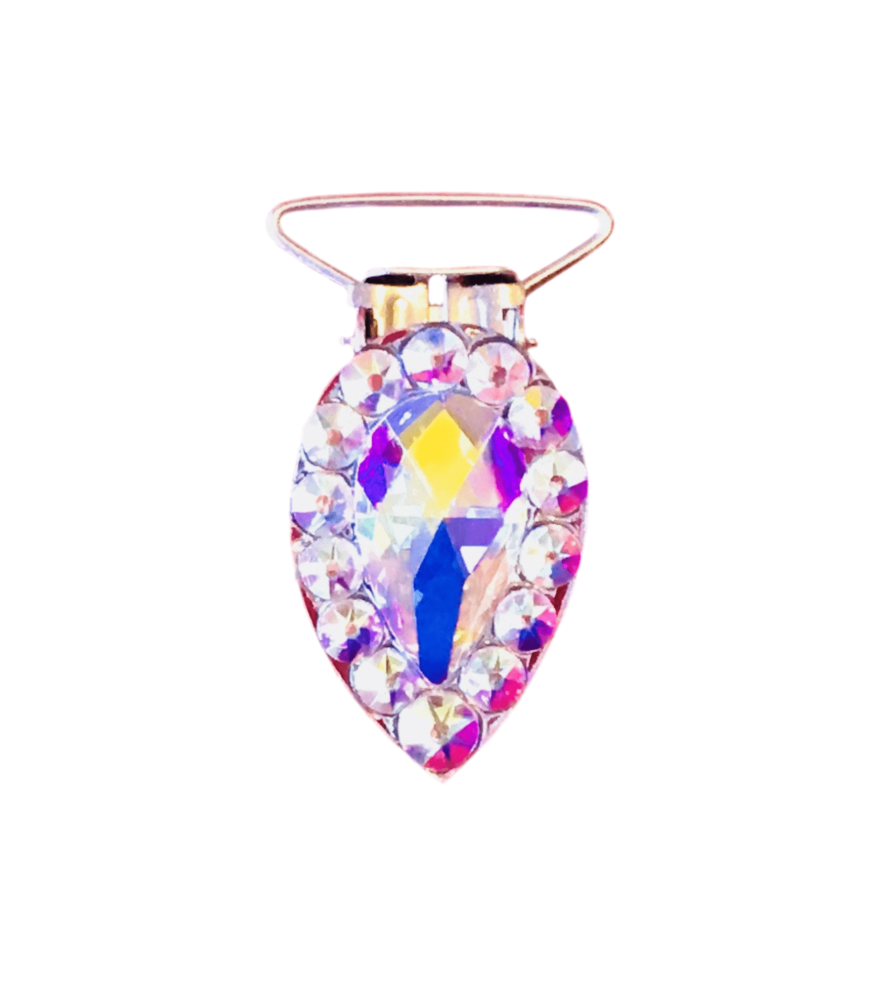 Number Clip Irish Dancing Teardrop-Pear - Rhinestone HQ
