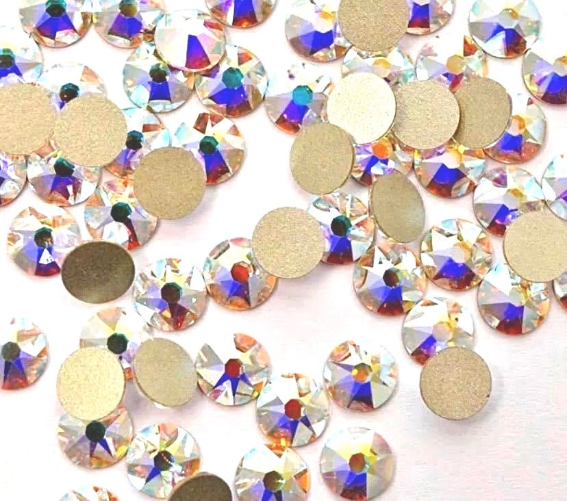 Rhinestone hq rhinestones supplier crystal ab non hotfix flat back ...