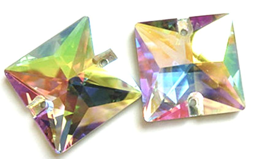 Crystal Ab shapes sew on stones or glue on-Rhinestone HQ