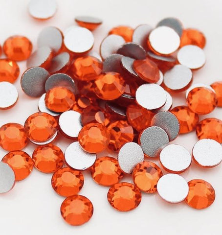 6100pcs 3/4/5mm Mixed Red Navy Orange Aqua Coffee Round Flat Back Loose  Rhinestones Resin Gemstones For Handicraft No Hotfix