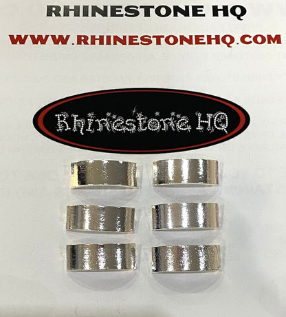 Plain stone your own Ghillies pump pomp soft shoe buckles - Rhinestone HQ
