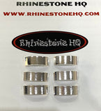 Plain stone your own Ghillies pump pomp soft shoe buckles-Rhinestone HQ