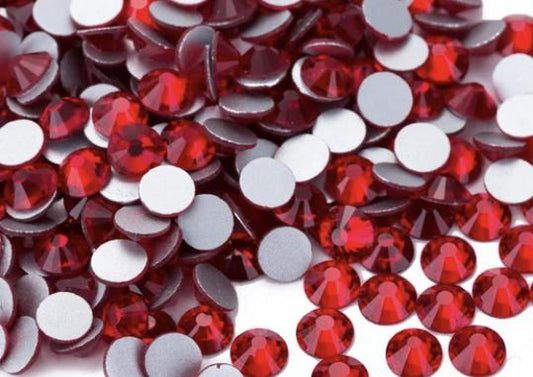 siam medium red hotfix rhinestones-Rhinestone HQ